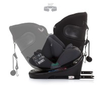 Scaun auto pentru copii Chipolino Motion Isofix 360 I-size Obsidian (STKMOT02401OB) imaginea #7 — magazin online Desire.md