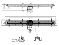 Трап для душа Waterway Stripe WSL900001 фото №5 — интернет-магазин Desire.md