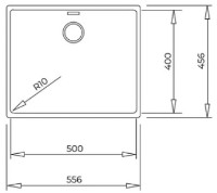 Chiuvetă de bucătărie Teka Radea 50.40 M-TG Q Black imaginea #4 — magazin online Desire.md