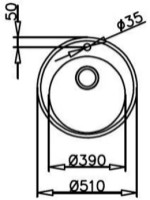 Chiuvetă de bucătărie Teka Starbright 45 E-XN 1B Orb Inox imaginea #3 — magazin online Desire.md