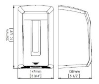 Uscător de mâini Mediclinics M04АB Matte Black imaginea #2 — magazin online Desire.md