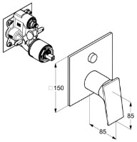 Смеситель для ванны Kludi Decus (54759N175) фото №2 — интернет-магазин Desire.md