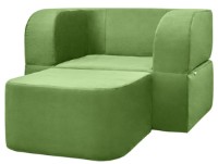 Fotoliu extensibil Edka Vega 100x200x40 M27 Green imaginea #2 — magazin online Desire.md