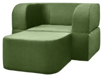 Fotoliu extensibil Edka Vega 100x200x40 M35 Dark Green imaginea #2 — magazin online Desire.md