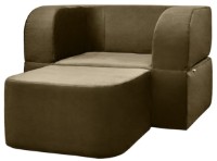 Fotoliu extensibil Edka Vega 120x200x40 M8 Dark Brown imaginea #2 — magazin online Desire.md