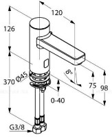Смеситель для умывальника Kludi Zenta E (3820005) фото №2 — интернет-магазин Desire.md