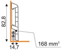 Плинтус Aspro W9 Q Slim Midas фото №2 — интернет-магазин Desire.md