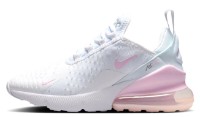 Adidași pentru copii Nike Air Max 270 Bg White/Light Smoke Grey/Pink Foam, s.39 imaginea #5 — magazin online Desire.md