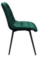 Scaun Deco Capella Dark Green/Black-Legs HLR57 imaginea #3 — magazin online Desire.md