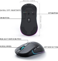 Mouse Keychron M3 Wireless Black imaginea #3 — magazin online Desire.md