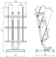 Stand pentru accesorii Nils STR40 imaginea #5 — magazin online Desire.md