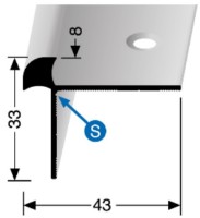 Profil pentru podea Parkett-Freund PF 875 Silver 250  25752504 imaginea #2 — magazin online Desire.md