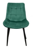 Scaun Deco Hans Green/Black Legs HLR57 imaginea #2 — magazin online Desire.md