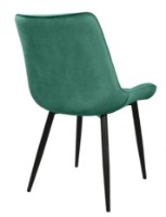 Scaun Deco Hans Green/Black Legs HLR57 imaginea #4 — magazin online Desire.md