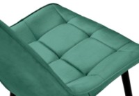 Scaun Deco Hans Green/Black Legs HLR57 imaginea #6 — magazin online Desire.md