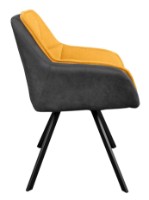 Scaun Deco Linen Yellow imaginea #3 — magazin online Desire.md