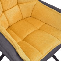 Scaun Deco Linen Yellow imaginea #5 — magazin online Desire.md