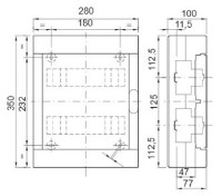 Электрический щиток Gewiss GW40067 фото №2 — интернет-магазин Desire.md