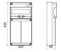 Электрический щиток Gewiss GW68025N фото №2 — интернет-магазин Desire.md