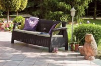 Canapea Keter Corfu II Love Seat Max Brown/Oat (258947) imaginea #2 — magazin online Desire.md