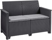 Набор садовой мебели Keter Elodie 2 Set Graphite/Coolgrey (246158) фото №3 — интернет-магазин Desire.md