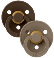 Пустышка BIBS Colour 2 Pack - Mocha/Dark Oak 6+ months (120261)
