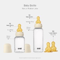 Biberoane pentru bebeluș BIBS Grow and Flow set Latex Ivory 150ml/270ml (5018216) imaginea #2 — magazin online Desire.md