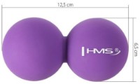 Мяч для массажа HMS BLC02 Violet фото №2 — интернет-магазин Desire.md