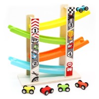 Set jucării transport New World Four TrackGliding Car (148707)