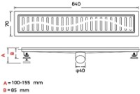 Rigolă de duș Gappo G88007-3 imaginea #2 — magazin online Desire.md