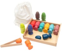 Set jucării Baby Mix Montessori Egg Puzzle (57341)