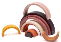 Joc educativ Baby Mix Montessori Rainbow Brown (57338) imaginea #3 — magazin online Desire.md