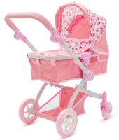 Cărucior pentru păpuși Baby Mix Sophie Pink 2in1 (56089)