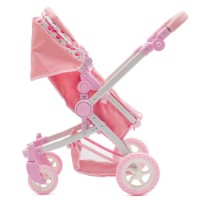 Cărucior pentru păpuși Baby Mix Sophie Pink 2in1 (56089) imaginea #2 — magazin online Desire.md