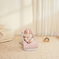 Șezlong pentru bebeluși BabyBjorn Bliss Light Pink Melange (006028A) imaginea #4 — magazin online Desire.md