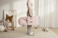 Șezlong pentru bebeluși BabyBjorn Bliss Light Pink Melange (006028A) imaginea #8 — magazin online Desire.md