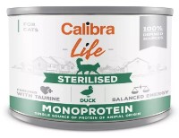 Hrană umedă pentru pisici Calibra Cat Life Sterilised Duck 200g