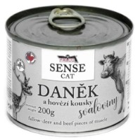 Hrană umedă pentru pisici Falco Sense Cat Deer & Beef 200g