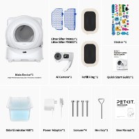 Автомотический лоток для кошек Petkit Purobot Ultra White фото №8 — интернет-магазин Desire.md