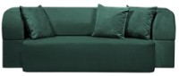 Canapea fără ramă Edka Meteor 180x120x40 P15 Green Emerald imaginea #2 — magazin online Desire.md