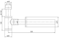 Sifon pentru lavoar Imprese Brenta ZMK081906600 imaginea #2 — magazin online Desire.md