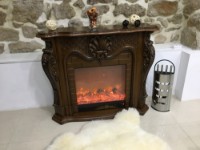 Электрокамин Art Flame Elit Perla mini Brown фото №2 — интернет-магазин Desire.md