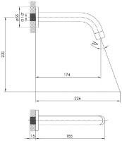Излив для смесителя Imprese Brenta ZMK091908300 фото №2 — интернет-магазин Desire.md