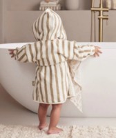 Детский халат Jollein Stripe Terry Olive Green GOTS 1-2 years (060-808-67058) фото №3 — интернет-магазин Desire.md