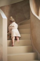 Halat pentru copii Jollein Stripe Terry Wild Rose GOTS 1-2 years (060-808-67099) imaginea #5 — magazin online Desire.md