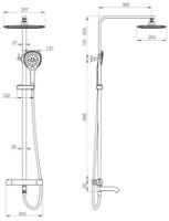 Set pentru duș Imprese Centrum LT T-10300LT imaginea #2 — magazin online Desire.md