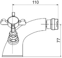 Baterie pentru bideu Imprese Cuthna Zlato 40280 imaginea #2 — magazin online Desire.md