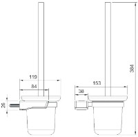 Perie WC Imprese Grafiky ZMK041807260 imaginea #2 — magazin online Desire.md