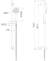 Душевой набор Imprese Modus f03808201SR фото №2 — интернет-магазин Desire.md