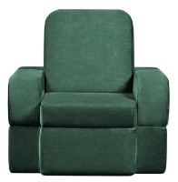 Fotoliu extensibil Edka Terra 3in1 100x200x30 P15 Green Emerald imaginea #2 — magazin online Desire.md